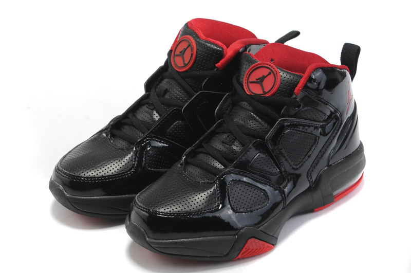 Cheap Air Jordan Shoes Old School II Shoes Black Red - Click Image to Close