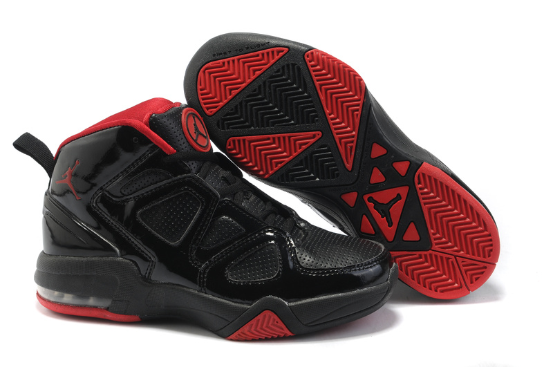 Cheap Air Jordan Shoes Old School II Shoes Black Red - Click Image to Close