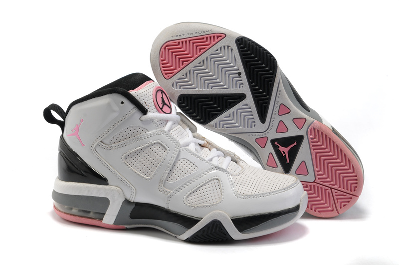 Cheap Air Jordan Shoes Old School II Shoes White Black Pink - Click Image to Close