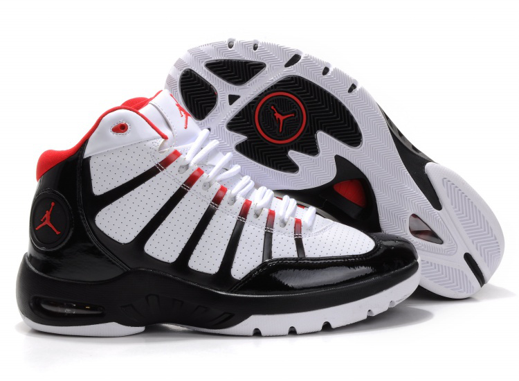 Cheap Air Jordan Shoes Play In White Black Red Shoes