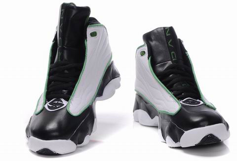 Cheap Air Jordan Pro Srong Black White Green Shoes