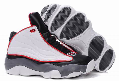 Cheap Air Jordan Pro Srong Black White Red Shoes