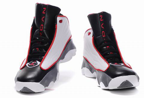 Cheap Air Jordan Pro Srong Black White Red Shoes - Click Image to Close