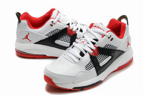 Cheap Air Jordan Q4 Shoes White Red Black