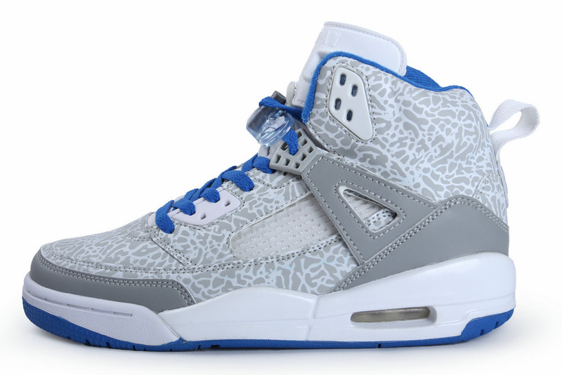 Jordan Spizike White Grey Blue Shoes