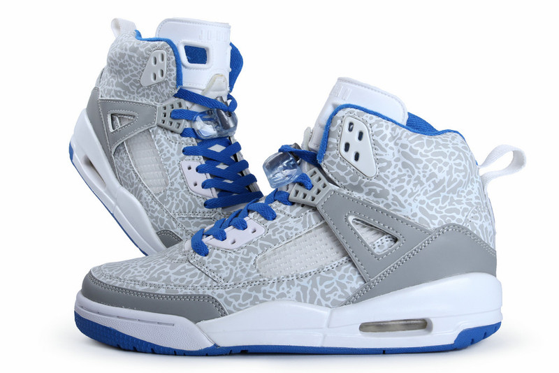 Jordan Spizike White Grey Blue Shoes