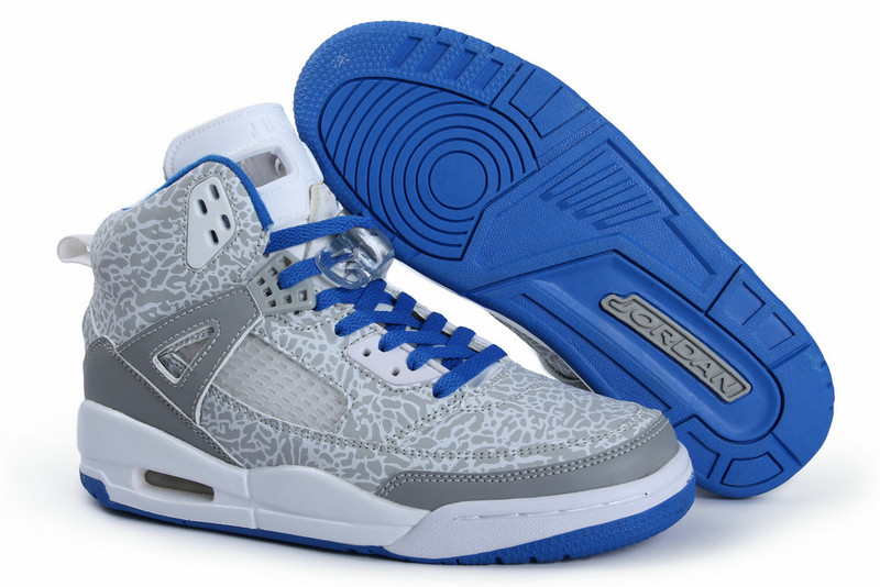 Jordan Spizike White Grey Blue Shoes