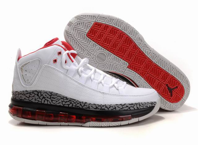 Cheap Air Jordan Shoes Take Flight White Cement Red