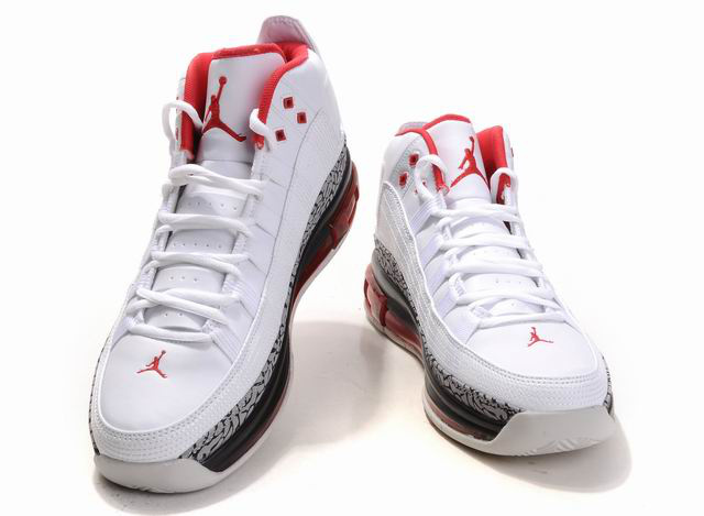 Cheap Air Jordan Shoes Take Flight White Cement Red