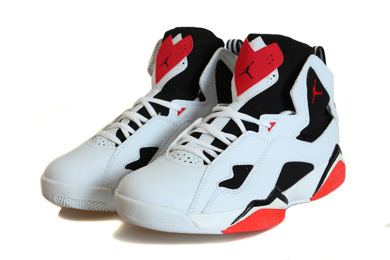 jordan true flight red black and white