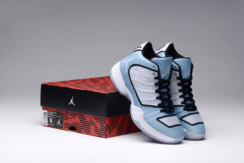 Cheap Real 2015 Jordan Jordan XX9 White Baby Blue Black - Click Image to Close