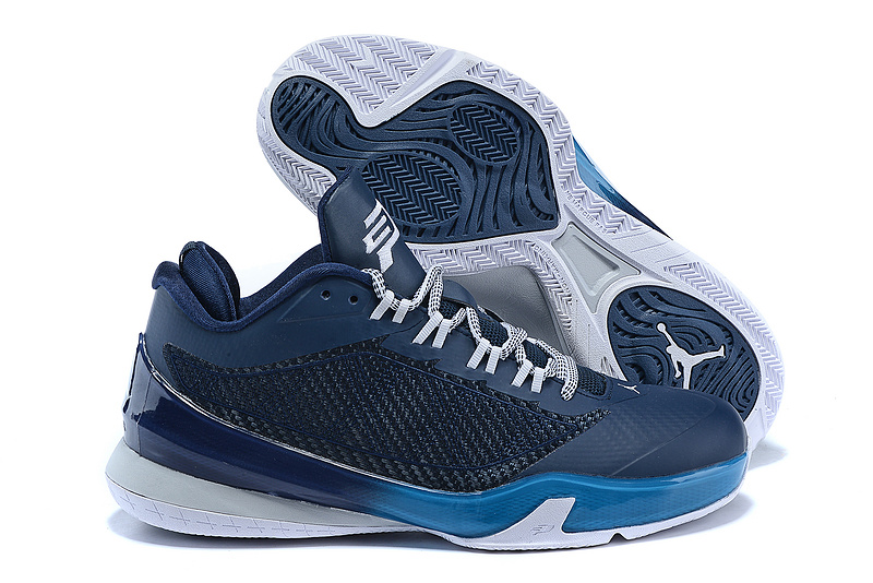 Real Blue White Jordan Flight Original 2 Shoes - Click Image to Close