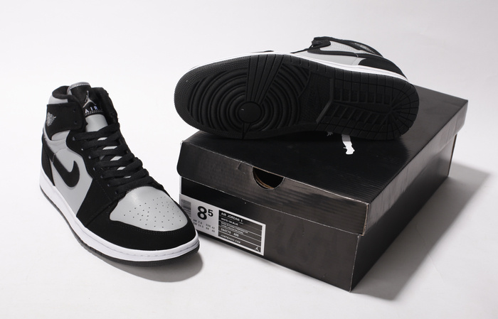 New Authentic Air Jordan 1 Black Grey Shoes