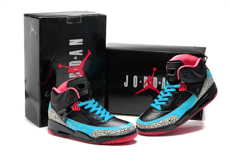 New Air Jordan Shoes 3.5 Black Blue Red - Click Image to Close