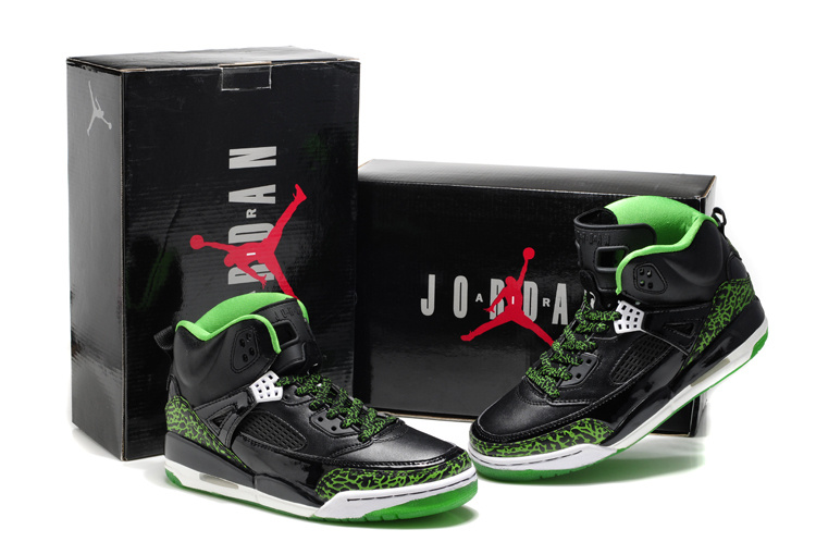 New Air Jordan Shoes 3.5 Black Green White