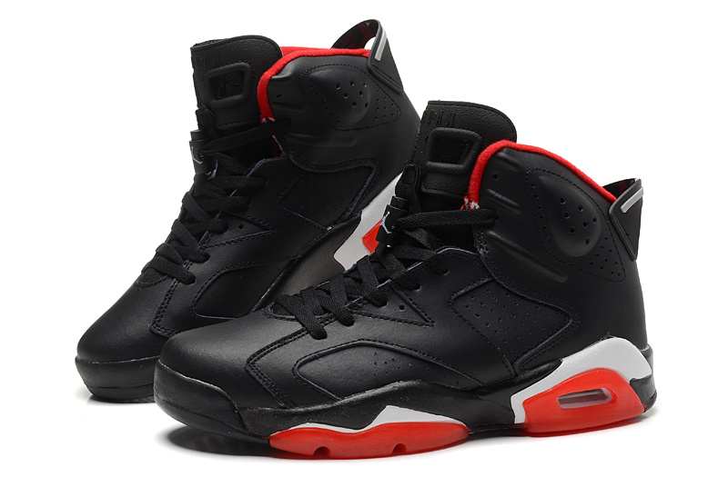 Cheap Real 2015 Jordan Jordan 6 Black Red - Click Image to Close