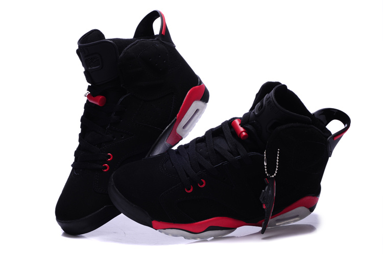 Cheap Real 2015 Jordan Jordan 6 Black Red - Click Image to Close