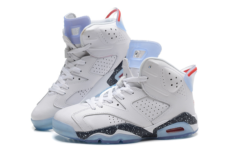 Cheap Real 2015 Jordan Jordan 6 White Black Baby Blue