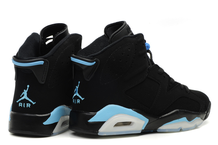 New Air Jordan Shoes 6 White Black Light Blue