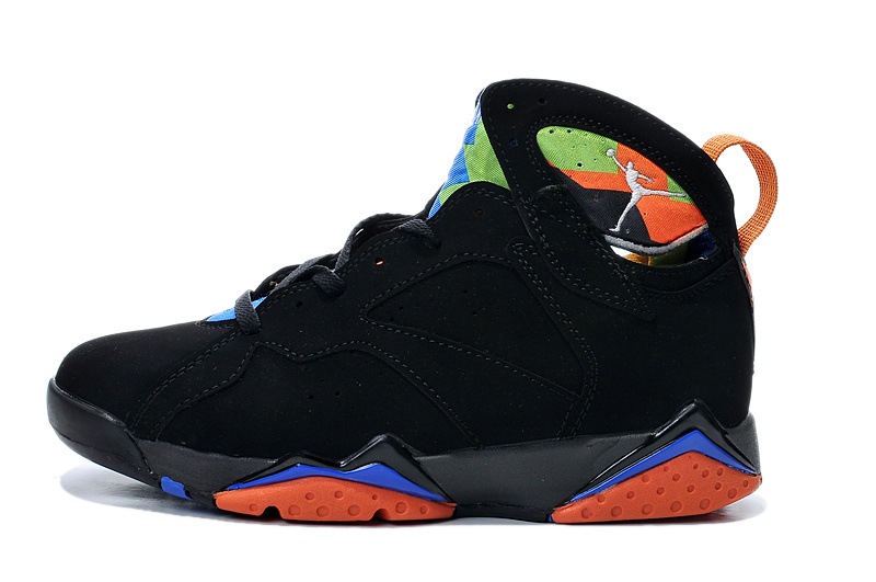 Cheap Real 2015 Jordan Jordan 7 Black Orange Blue