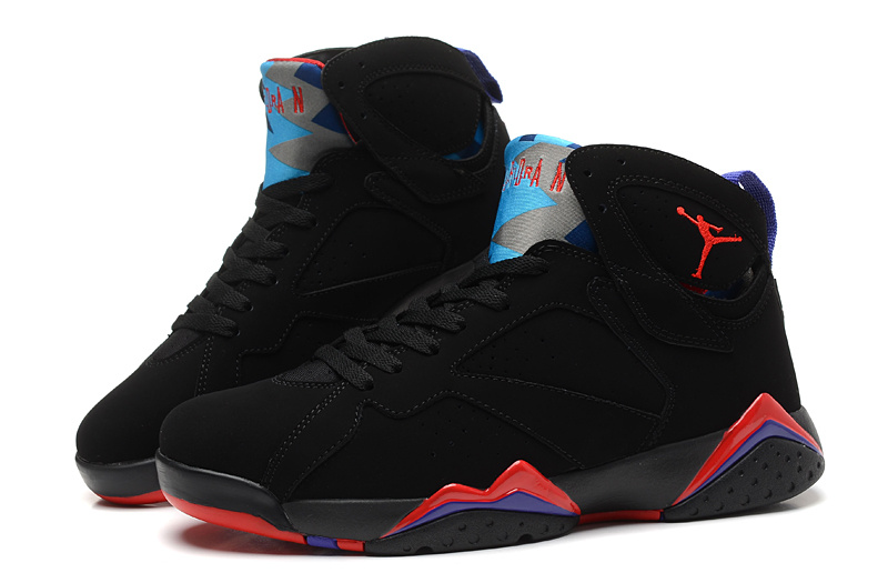 Cheap Real 2015 Jordan Jordan 7 Black Red Blue