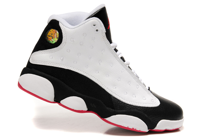 Cheap New Air jordan 13 White Black Red