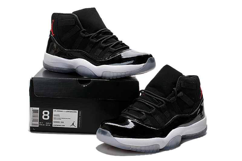 Real Jordan 11 Retro Black Shoes - Click Image to Close