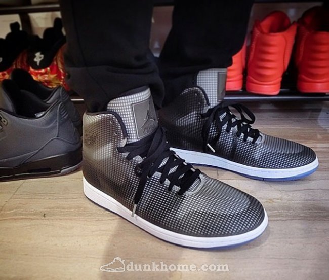 Real Jordan 4LAB1 Black Grey Shoes