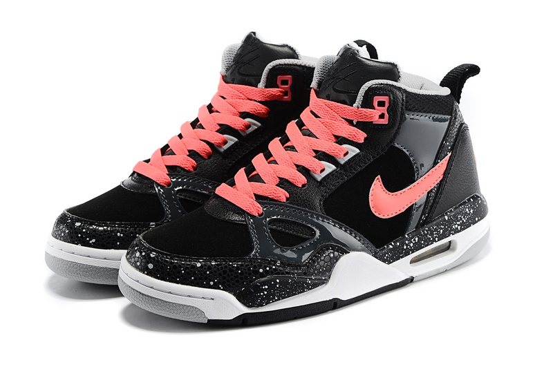 2015 Nike Flight 89 AJ4 Black Red Shoes - Click Image to Close