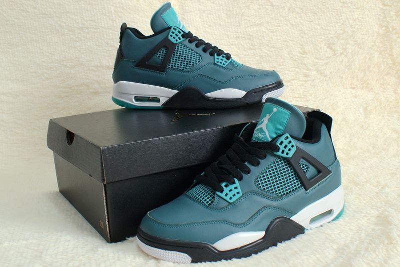 Cheap Real 2015 Jordan Jordan 4 Laker Water Blue