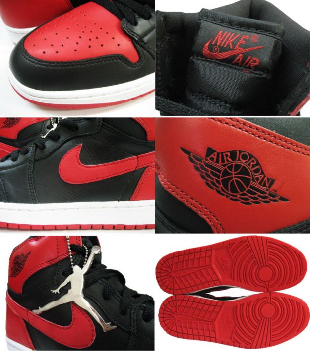 Cheap Air Jordan 1 Shoes Black Varsity Red - Click Image to Close