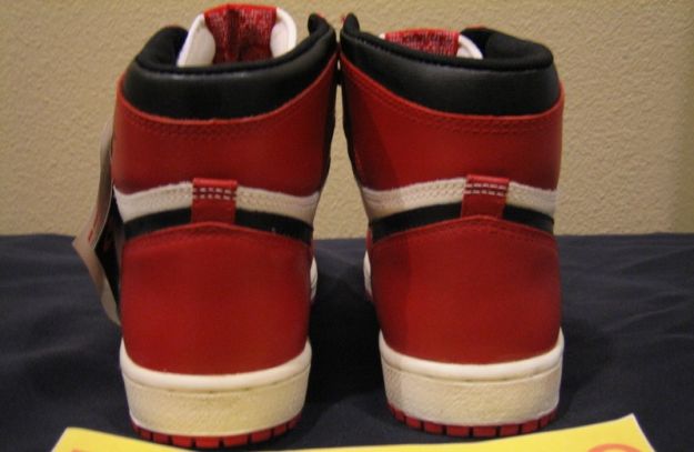 Cheap Air Jordan 1 Shoes Original 1 Shoes985 White Black Red - Click Image to Close