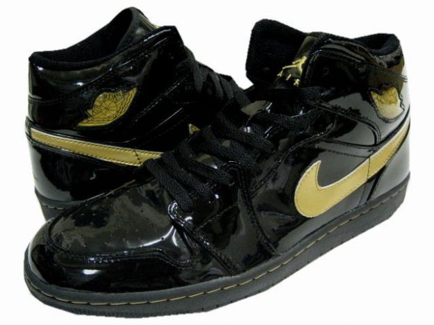 Cheap Air Jordan 1 Shoes Retro Black Metallic Gold - Click Image to Close