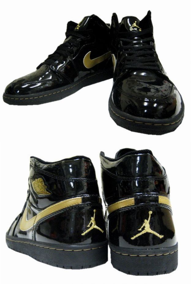 Cheap Air Jordan 1 Shoes Retro Black Metallic Gold - Click Image to Close