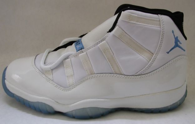 Cheap Air Jordan Shoes 11 Original Columbia White Blue Black - Click Image to Close