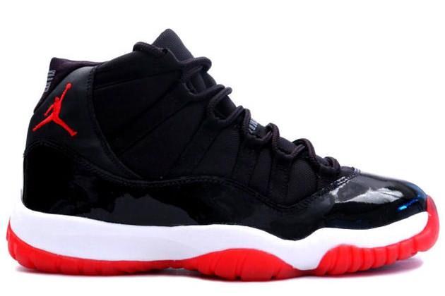 Cheap Air Jordan Shoes 11 Retro Black Varsity Red White