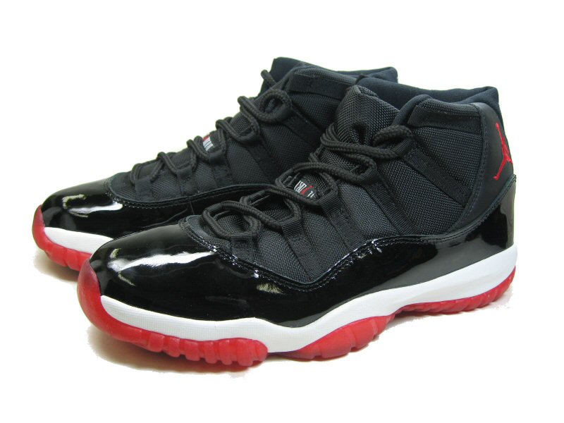 Cheap Air Jordan Shoes 11 Retro Black Varsity Red White
