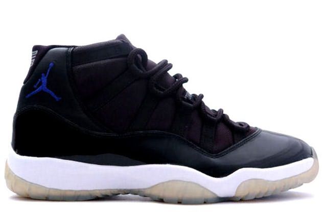 Cheap Air Jordan Shoes 11 Retro Space Jams Black Varsity Royal White - Click Image to Close