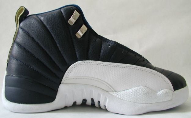 Cheap Air Jordan Shoes 12 Original Obsidian obsidian white french blue - Click Image to Close