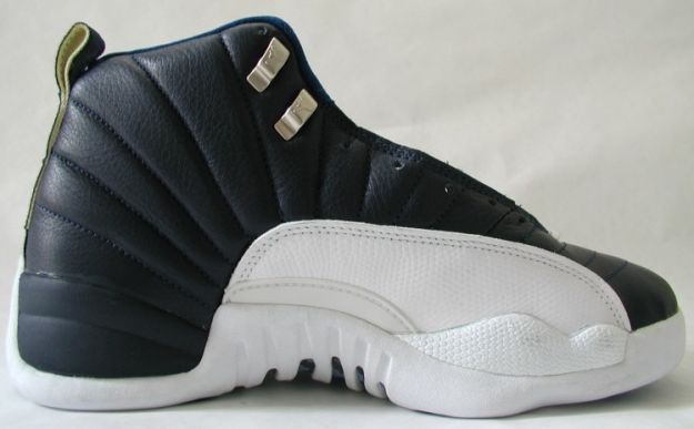 Cheap Air Jordan Shoes 12 Original Obsidian obsidian white french blue