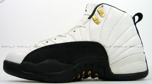 Cheap Air Jordan Shoes 12 Original Taxi White Black - Click Image to Close