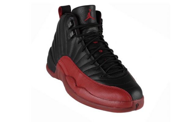 Cheap Air Jordan Shoes 12 Retro Playoffs Black Varsity Red