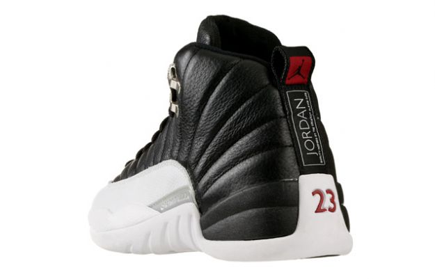 Cheap Air Jordan Shoes 12 Retro Playoffs Black White Varsity Red - Click Image to Close