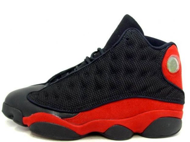 Cheap Air Jordan Shoes 13 original og black varsity red - Click Image to Close