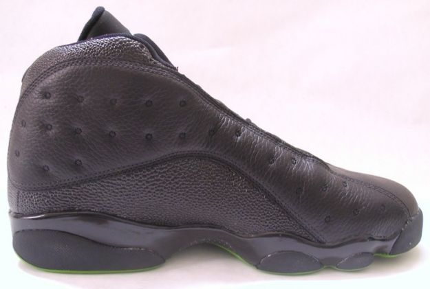 Cheap Air Jordan Shoes 13 Retro Altitudes Black Green - Click Image to Close