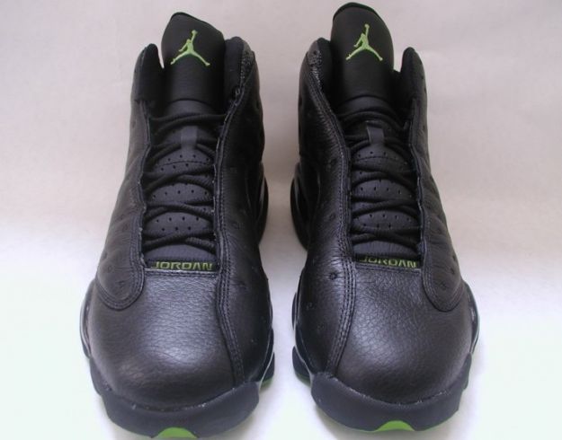 Cheap Air Jordan Shoes 13 Retro Altitudes Black Green