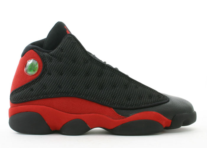 Cheap Air Jordan Shoes 13 Retro Black Rrue Red