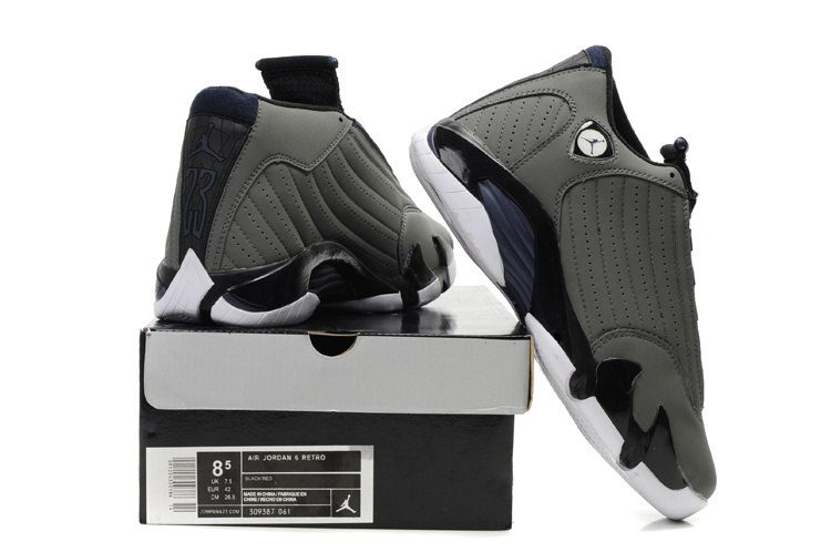 Cheap Air Jordan Shoes Retro 14 Grey Black White