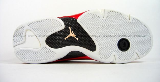 Cheap Air Jordan Shoes 14 Original White Black Varsity Red 2