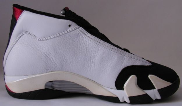 Cheap Air Jordan Shoes 14 Original White Black Varsity Red